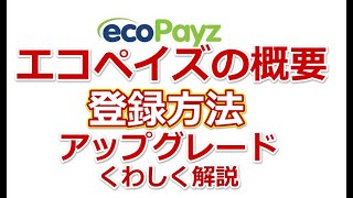 エコペイズの概要・登録方法・アップグレードをくわしく解説・オンラインカジノ最強電子決済【ecoPayz】